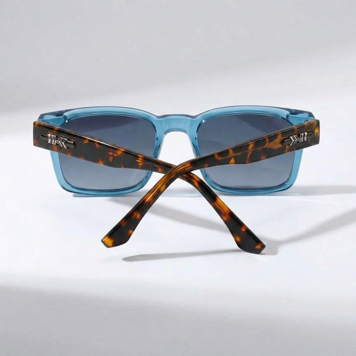 Men's Retro Rectangle Frame Sunglasses