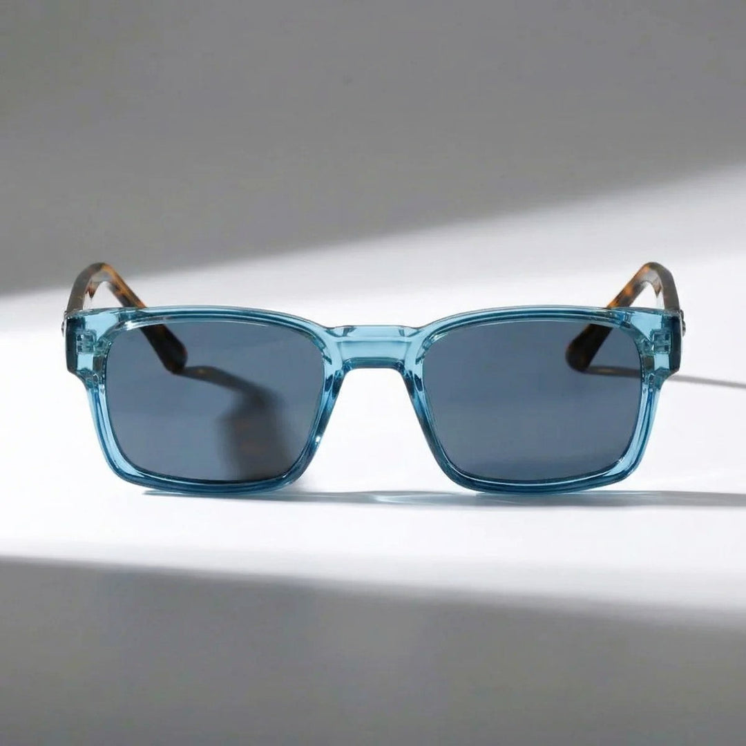 Men's Retro Rectangle Frame Sunglasses