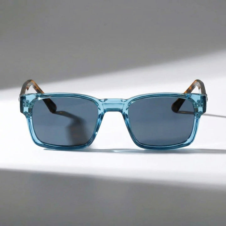 Men's Retro Rectangle Frame Sunglasses