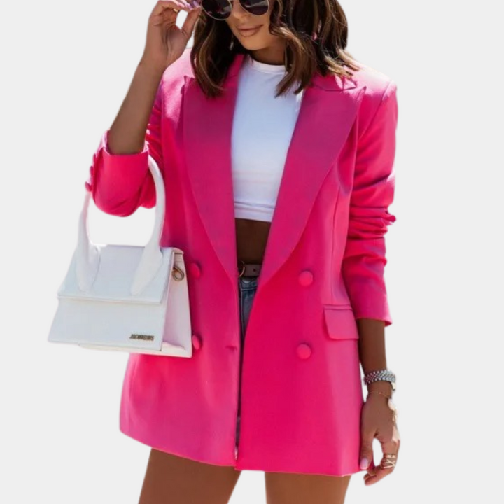 Women's Stylish Long Blazer