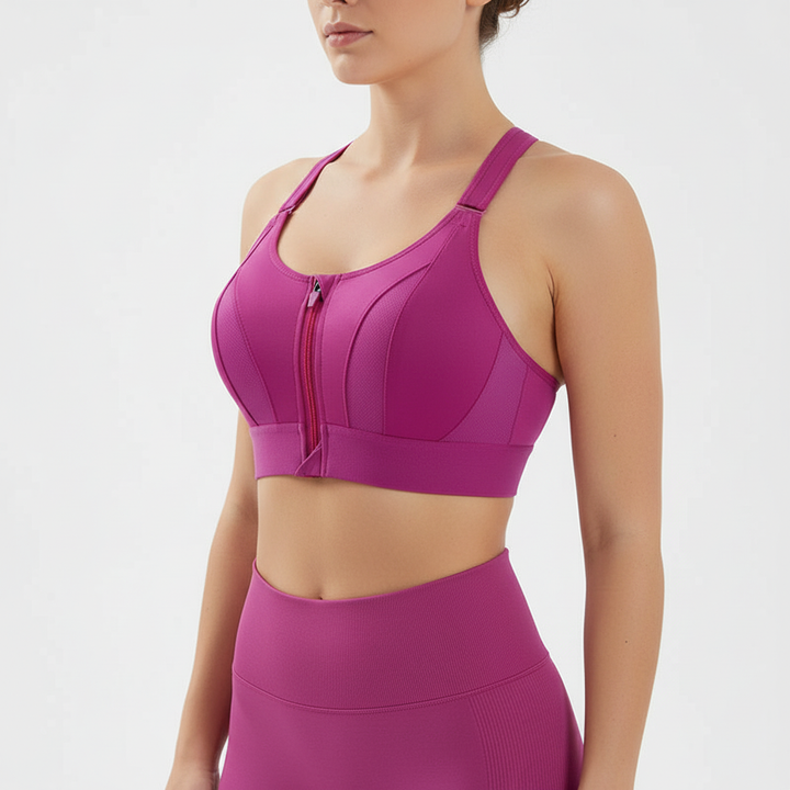 Front-Zip Sports Bra | Women's PowerFlex Sports Bra