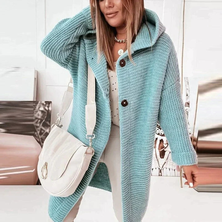 Women's Cozy Knitted Cardigan for Cooler Days