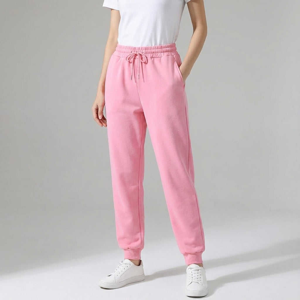 Women's Soft Drawstring Side Pocket Sweatpants