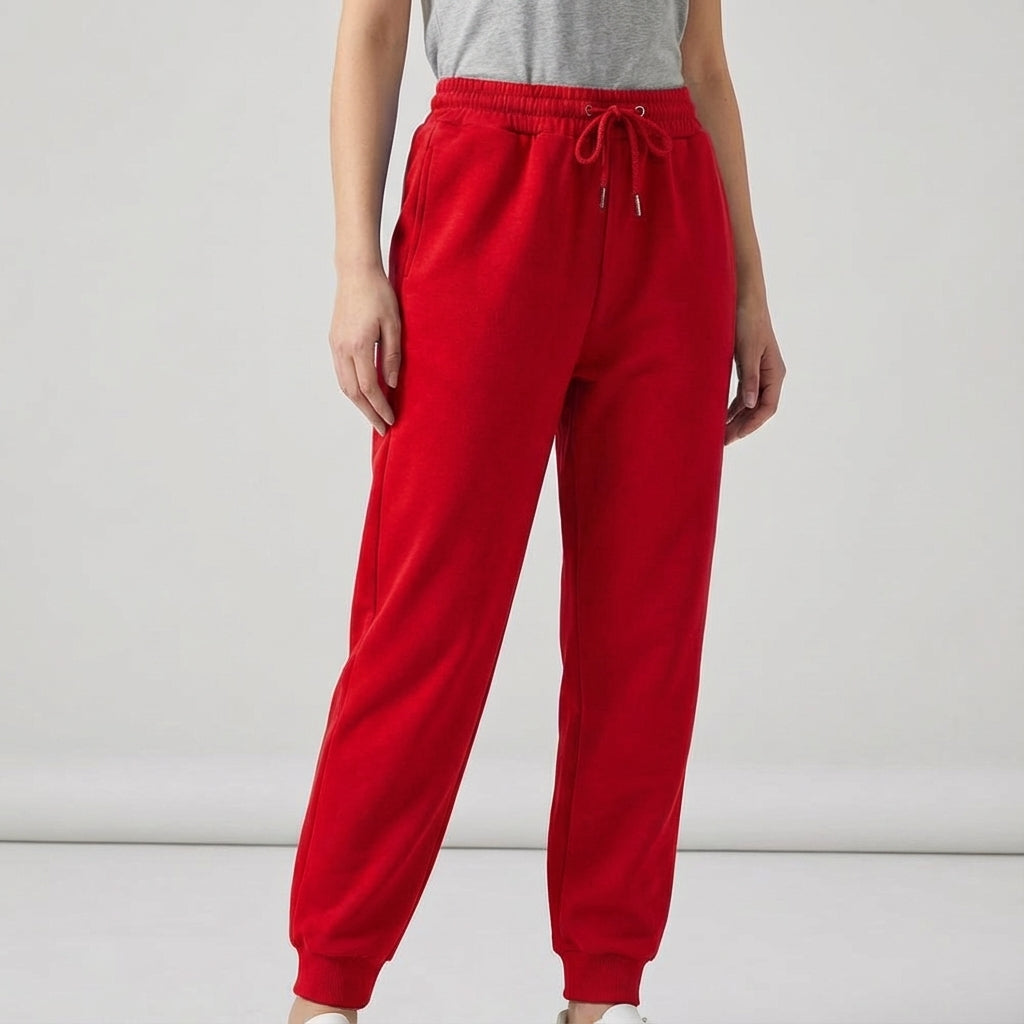 Women's Soft Drawstring Side Pocket Sweatpants