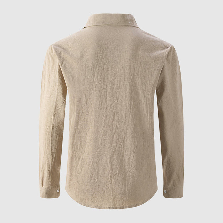 Weston | Men's Classic Linen Shirt with Pocket