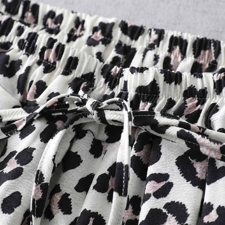 Kendra | Women's Wide-Leg Animal Print Trousers