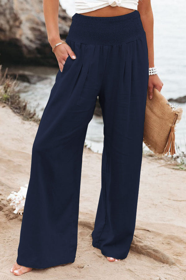 Sylvia | Women's Wide-Leg High-Waisted Summer Pants