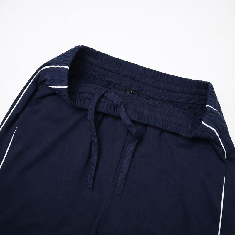 Women's Stylish Wide Leg Track Pants with Side Piping