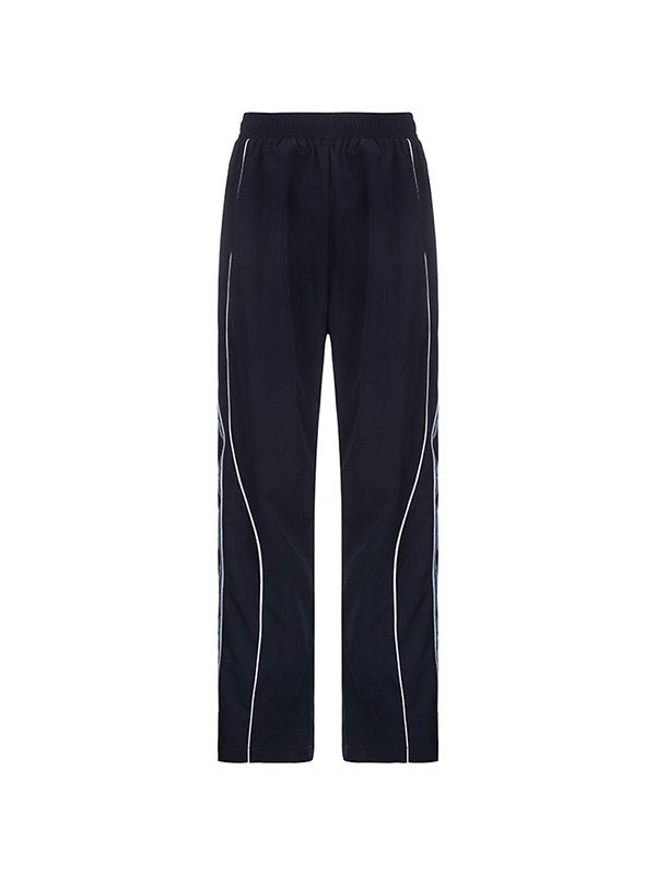 Women's Stylish Side Stripe Baggy Track Pants