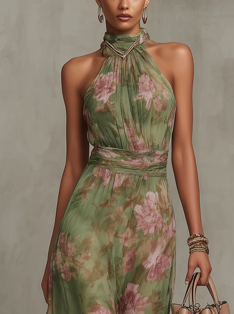 Sophie | Women's Elegant Floral Maxi Dress-Trendy 4 Fit