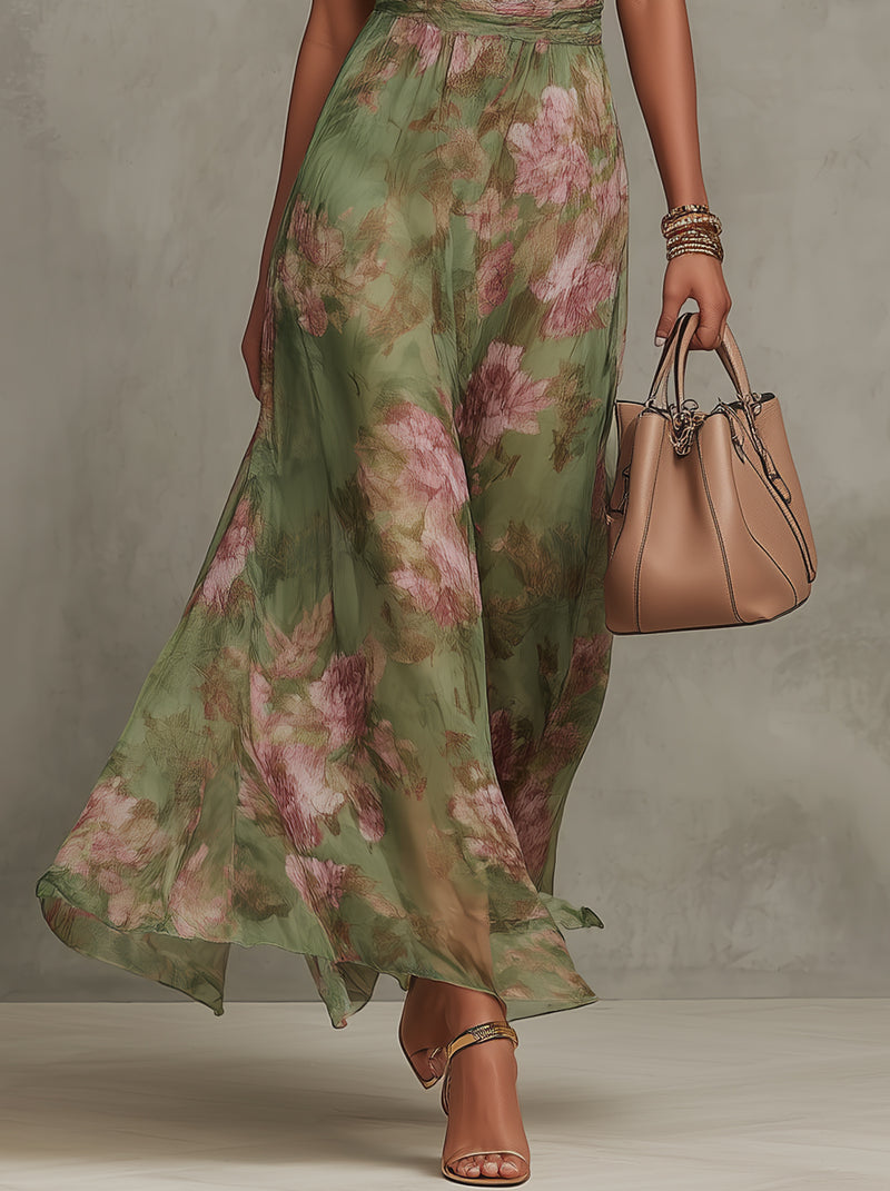 Sophie | Women's Elegant Floral Maxi Dress-Trendy 4 Fit