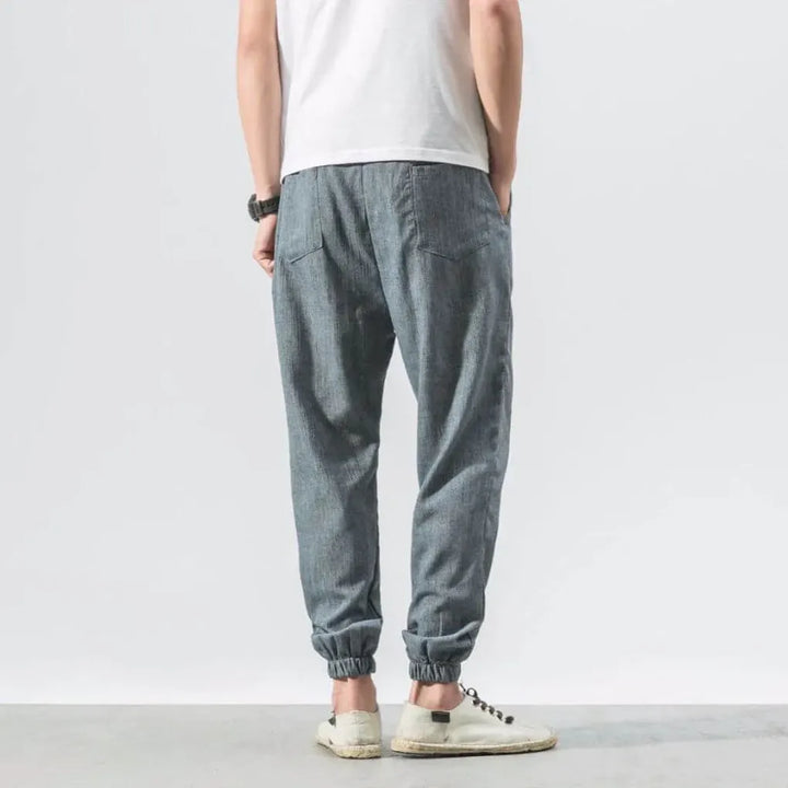 Men's Lightweight Cotton-Linen Comfort Pants for Everyday Wear