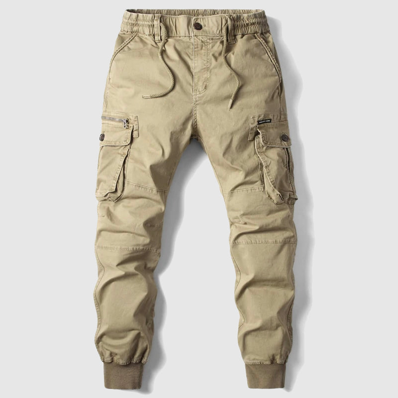 Men's Multi-Pocket Cotton Cargo Pants