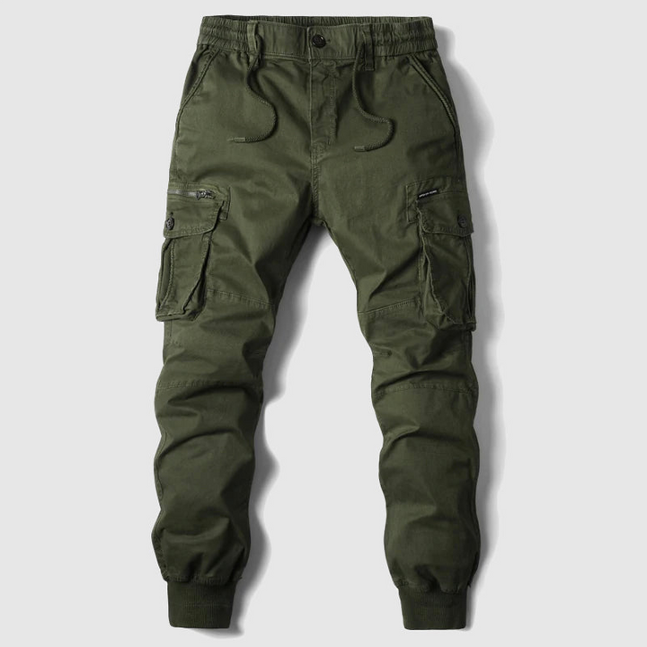 Men's Multi-Pocket Cotton Cargo Pants