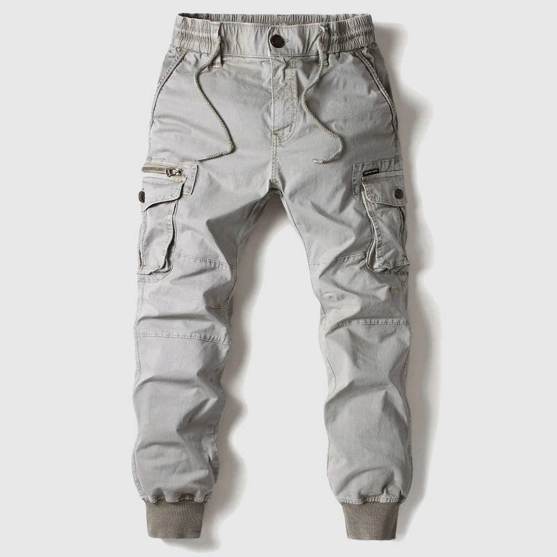 Men's Multi-Pocket Cotton Cargo Pants