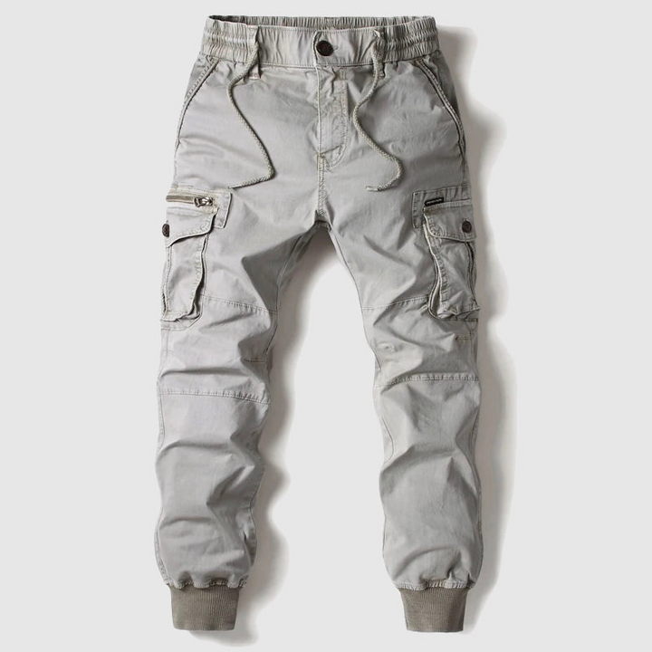 Men's Multi-Pocket Cotton Cargo Pants