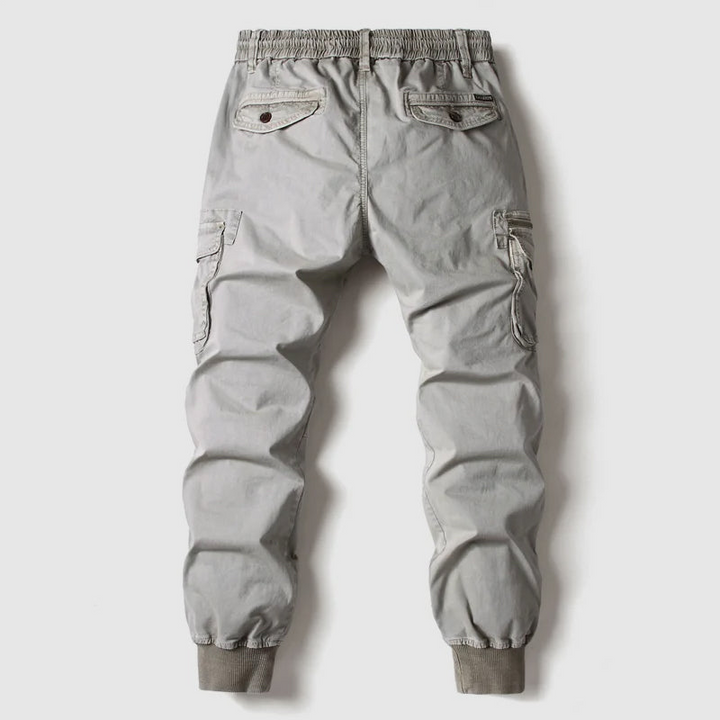 Men's Multi-Pocket Cotton Cargo Pants
