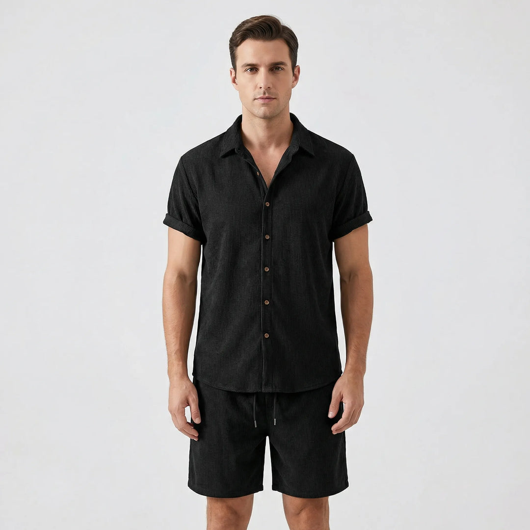 Tom | Men's Summer Outfit with Drawstring Design