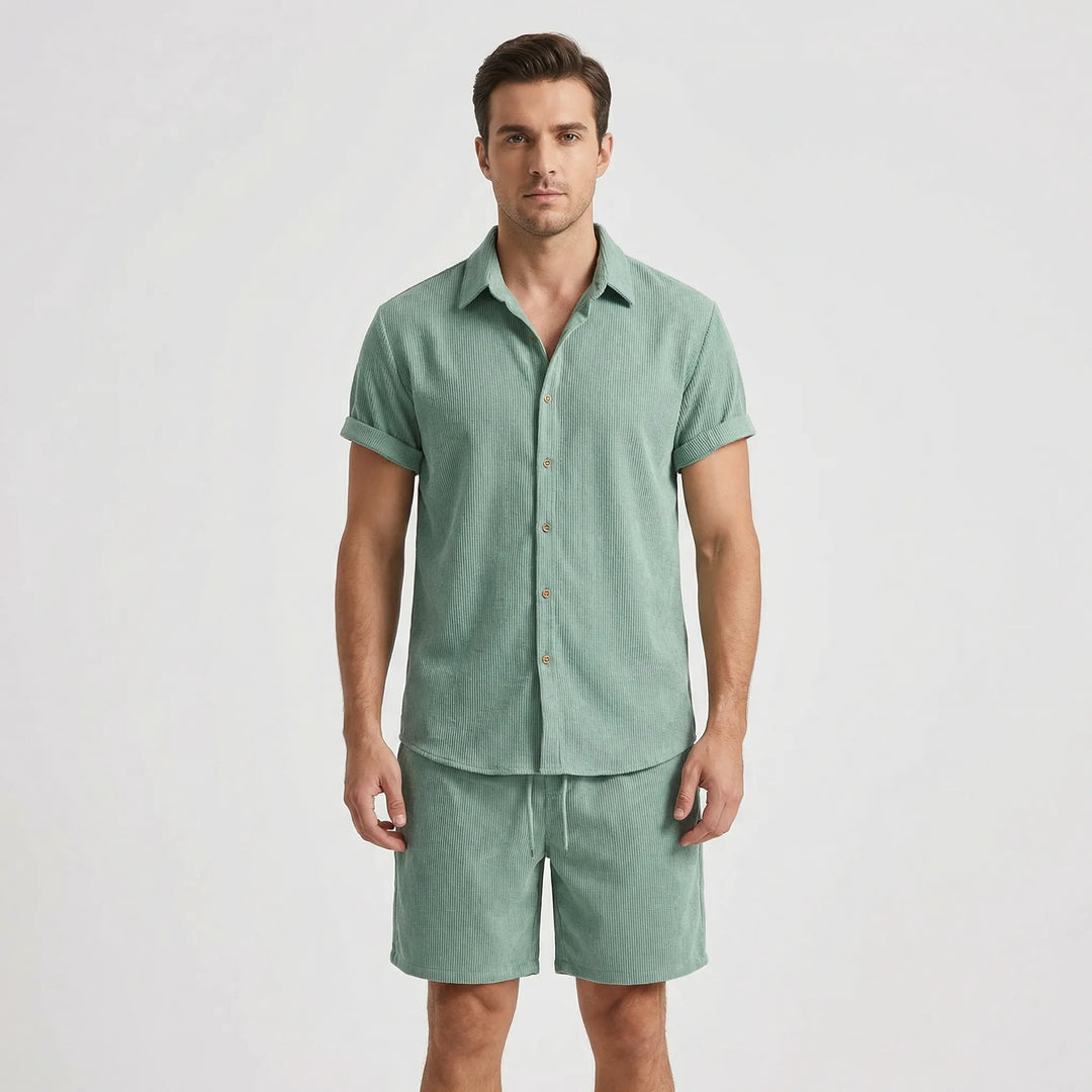 Tom | Men's Summer Outfit with Drawstring Design