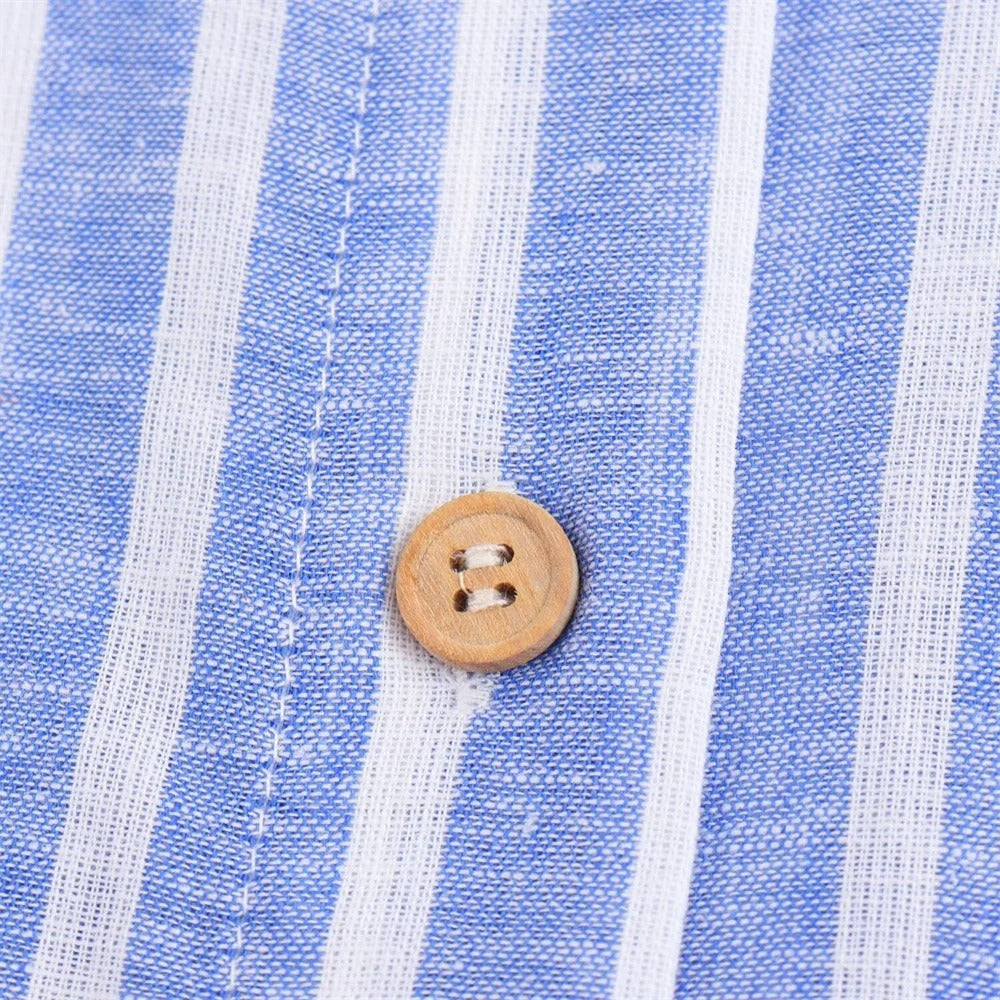 Women's Striped Shirt Dress for Effortless Style and Comfort