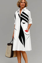 Grace | Women's Comfortable Midi Dress-Trendy 4 Fit
