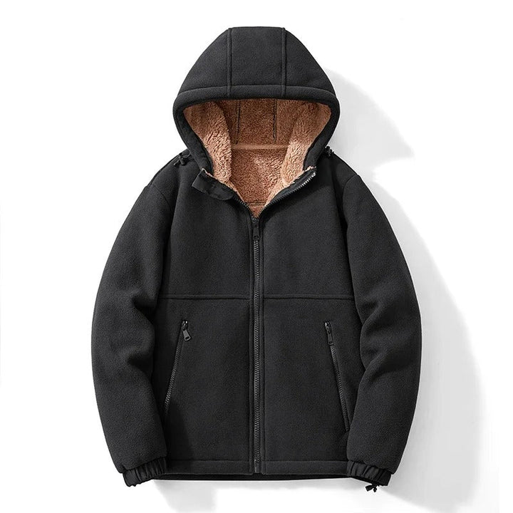 Men's Fleece Feeder Hooded Jacket for Ultimate Comfort and Warmth