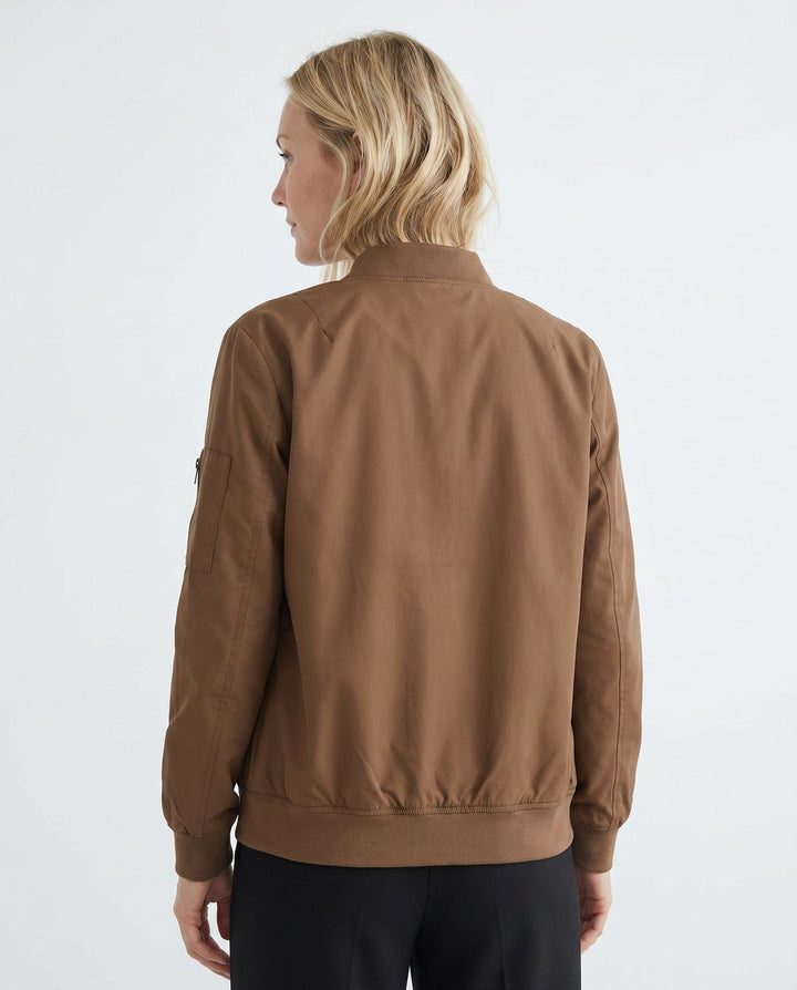 Women's Lightweight Casual Bomber Jacket for Everyday Wear