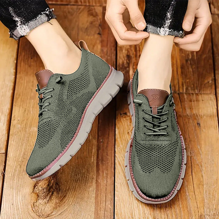 Men's Green Urban Comfort Sneakers