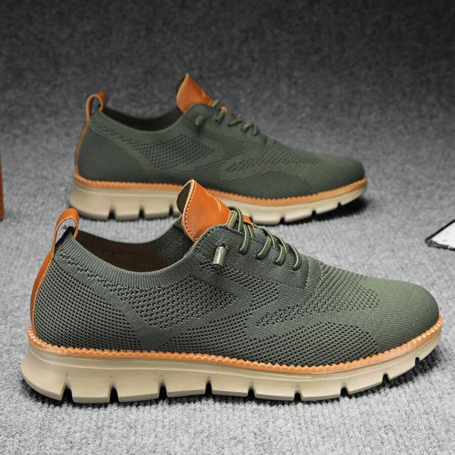 Men's Green Urban Comfort Sneakers