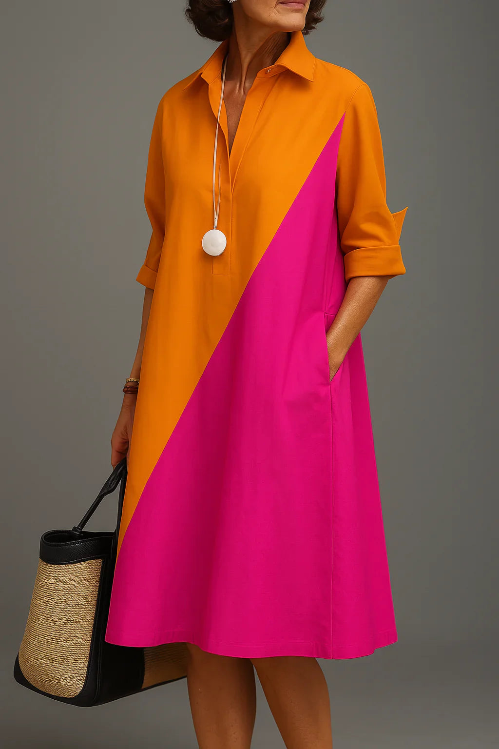 Grace | Women's Comfortable Midi Dress-Trendy 4 Fit