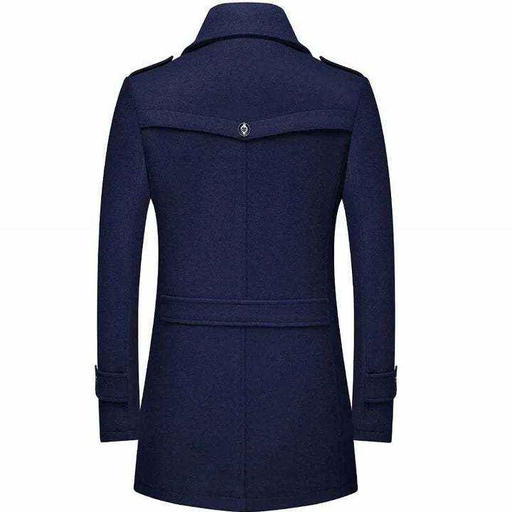 Men's wool coat for stylish warmth and comfort