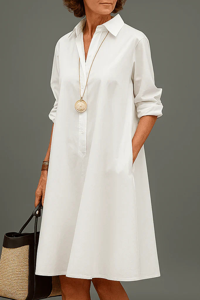 Grace | Women's Comfortable Midi Dress-Trendy 4 Fit