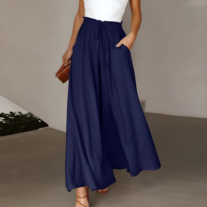 Women's Effortlessly Chic Classic Wide Leg Pants
