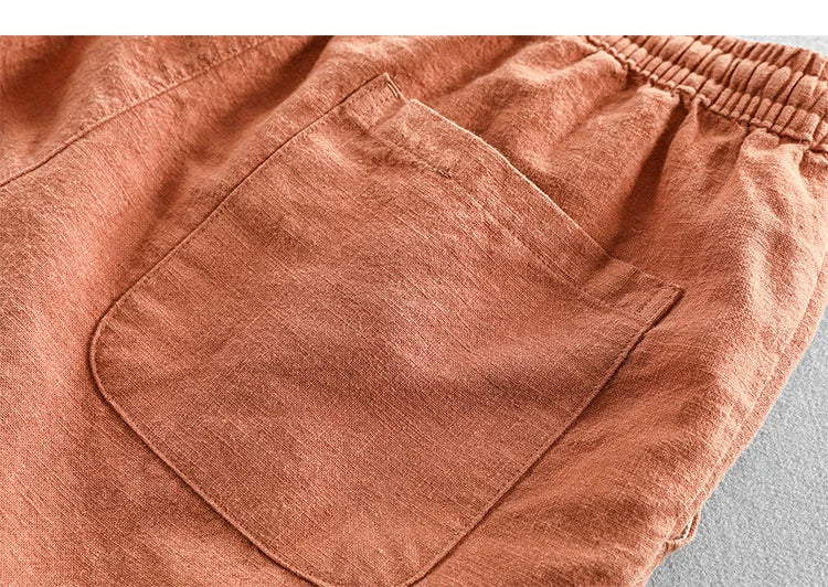 Men's Elastic Waist Casual Shorts for Comfort and Style