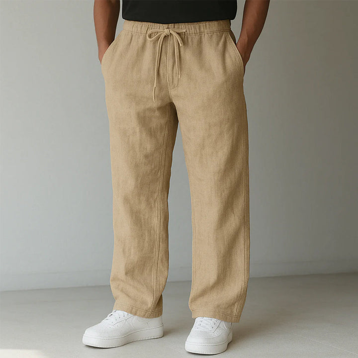 Men's Drawstring Relaxed Fit Casual Pants