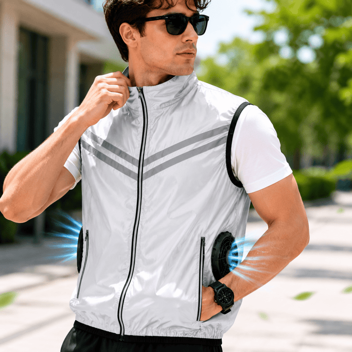 Men's Cooling Vest with Fan for Comfortable Summer Wear