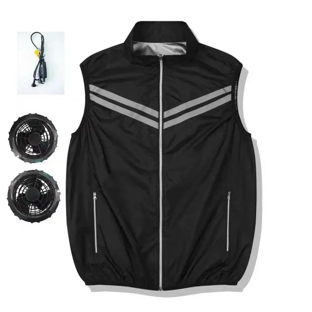 Men's Cooling Vest with Fan for Comfortable Summer Wear
