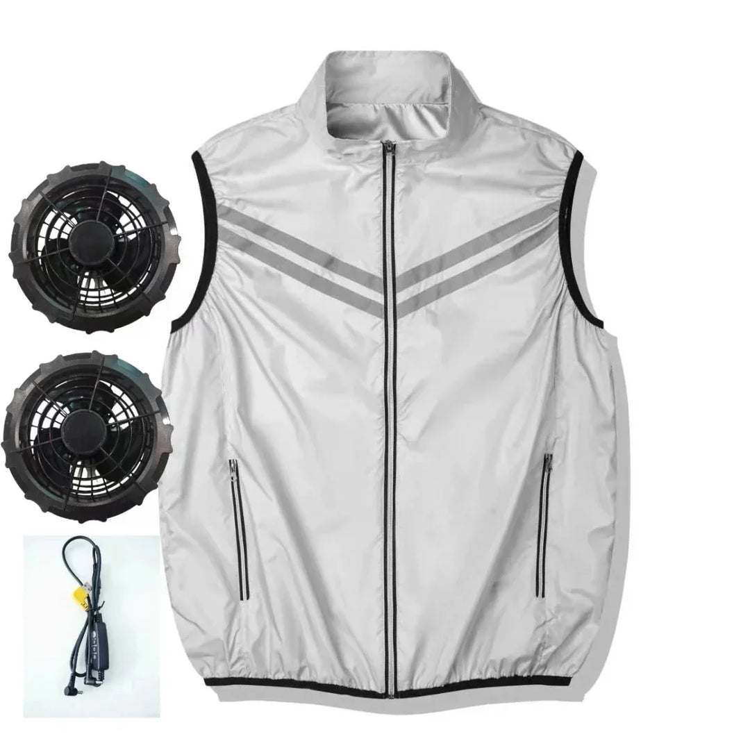 Men's Cooling Vest with Fan for Comfortable Summer Wear