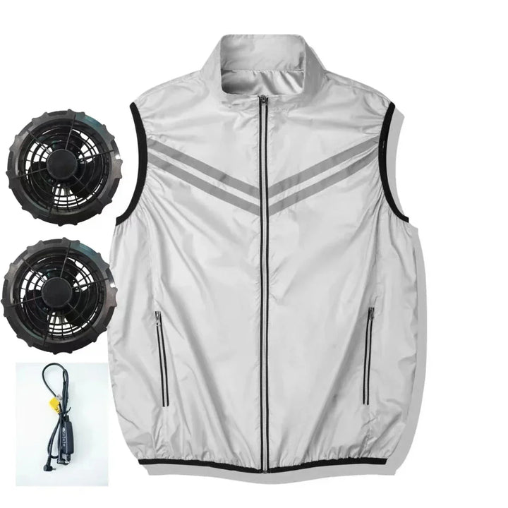 Men's Cooling Vest with Fan for Comfortable Summer Wear