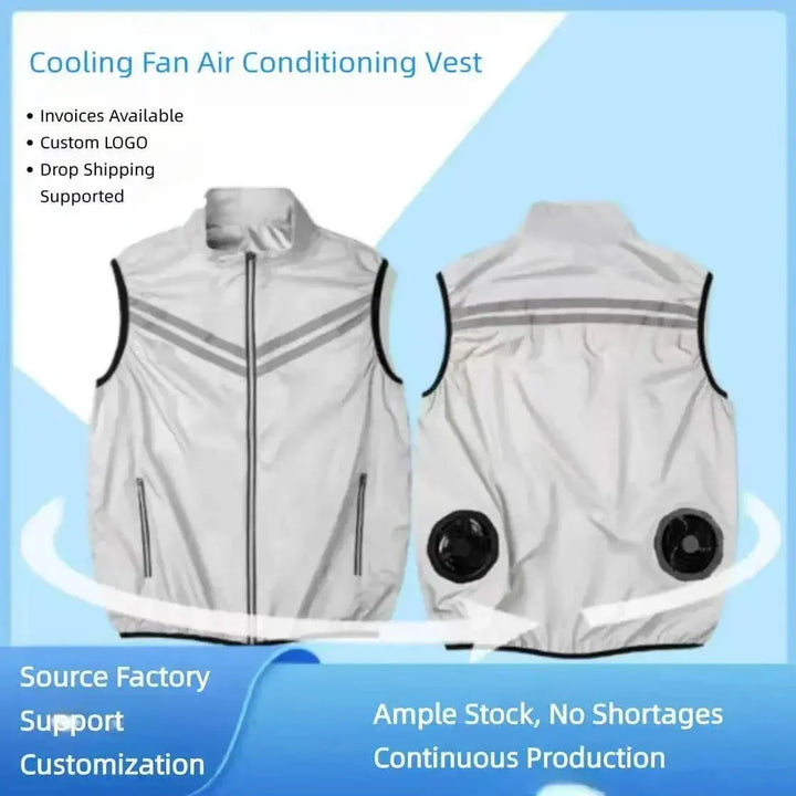 Men's Cooling Vest with Fan for Comfortable Summer Wear