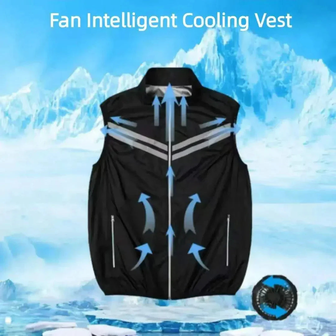 Men's Cooling Vest with Fan for Comfortable Summer Wear