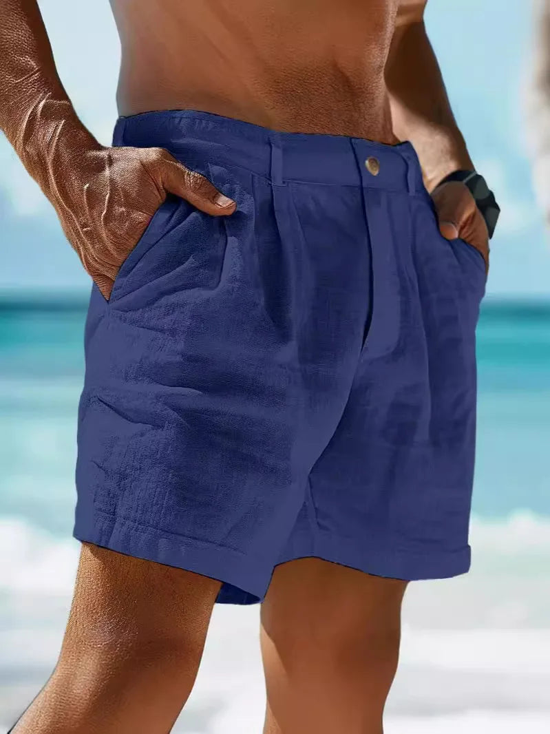 Jonas | Men's Airy Linen Summer Shorts
