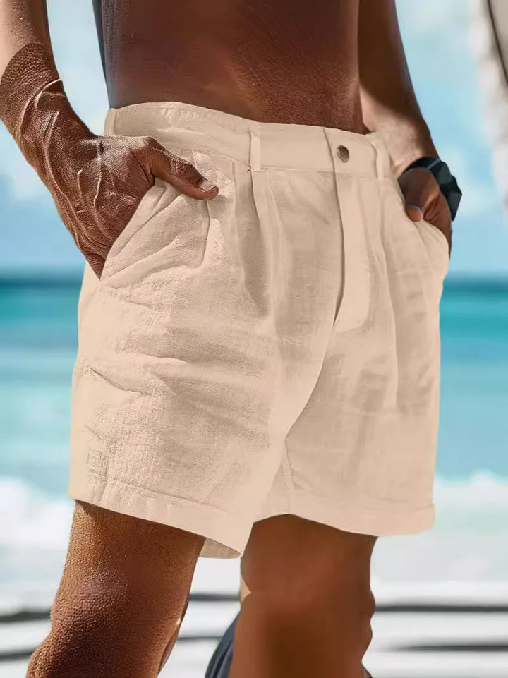 Jonas | Men's Airy Linen Summer Shorts