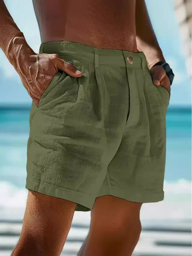 Jonas | Men's Airy Linen Summer Shorts