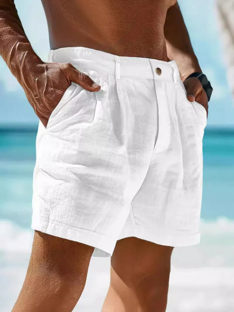 Jonas | Men's Airy Linen Summer Shorts