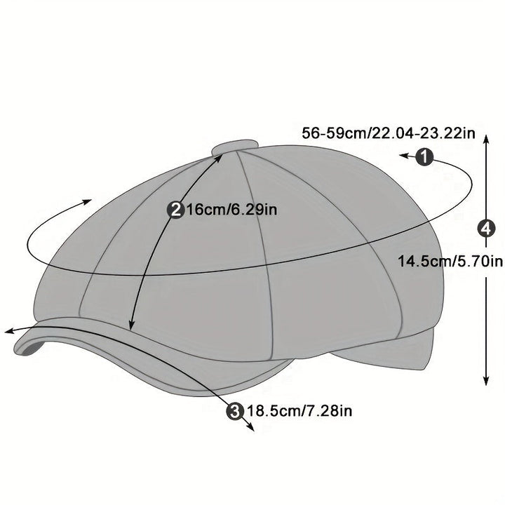 Alfie | Men's Airy Retro Cap for Spring and Summer