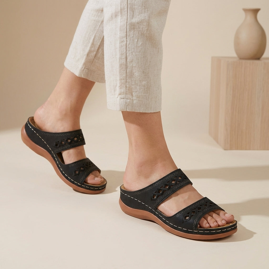 Alexis | Women's Orthopedic Double Strap Sandals