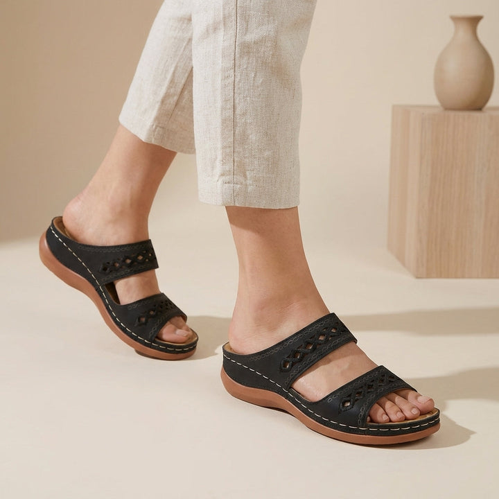 Alexis | Women's Orthopedic Double Strap Sandals