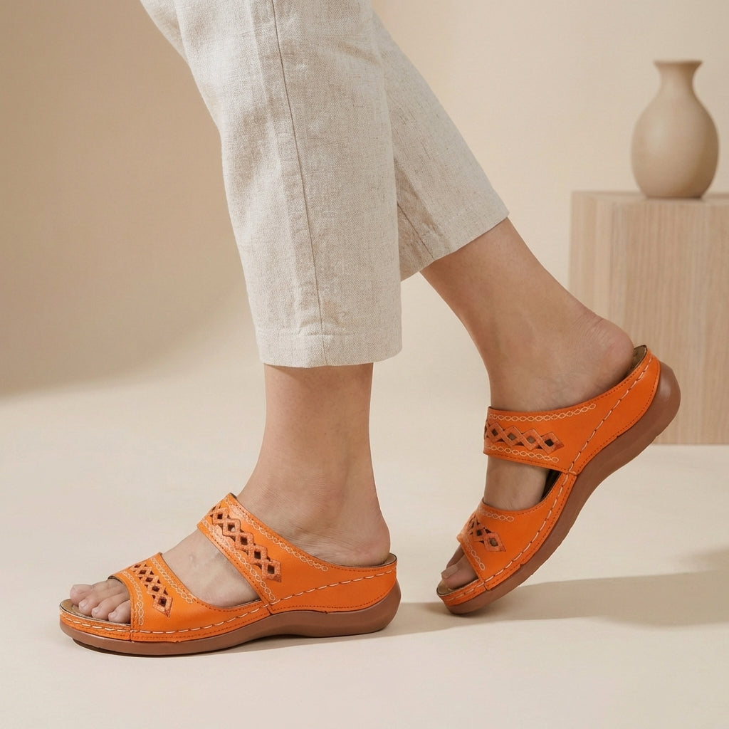 Alexis | Women's Orthopedic Double Strap Sandals