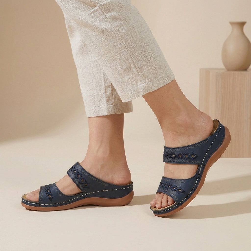Alexis | Women's Orthopedic Double Strap Sandals